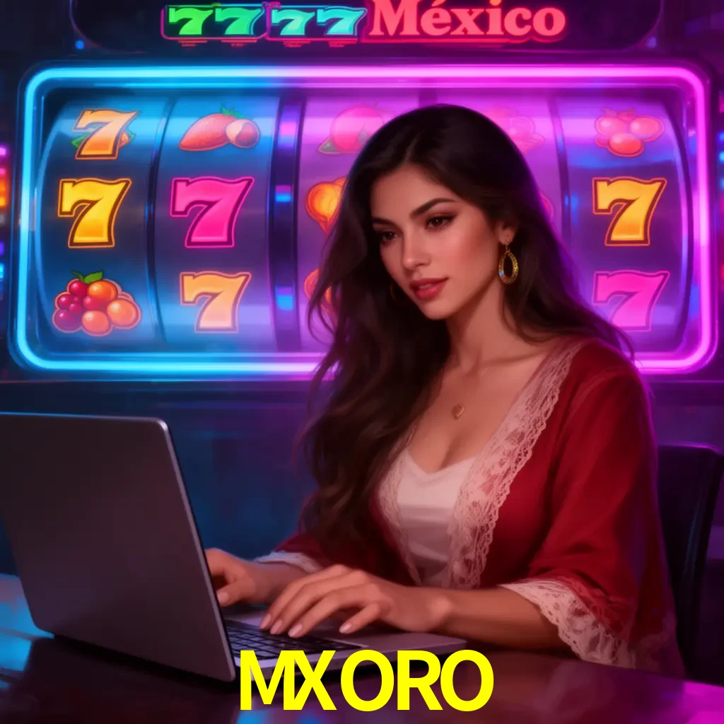 MXORO Slots - tragamonedas, RTP y control Tragamonedas MXORO con símbolos, saldo móvil y reglas de apuesta visibles